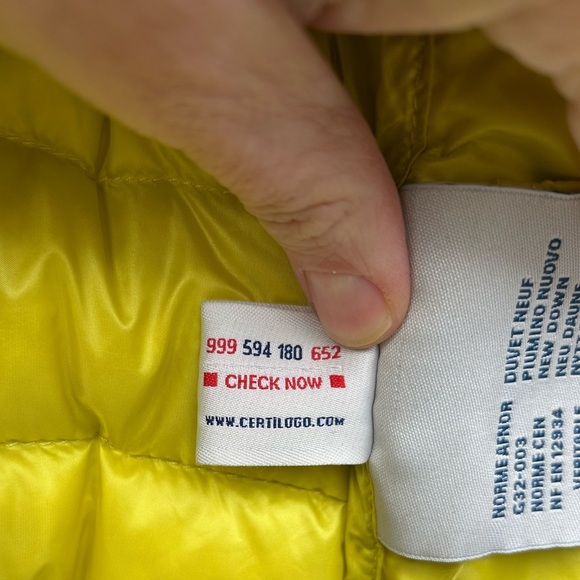 Moncler Citrine Kids Down Vest, size 12 - Picture 11 of 14